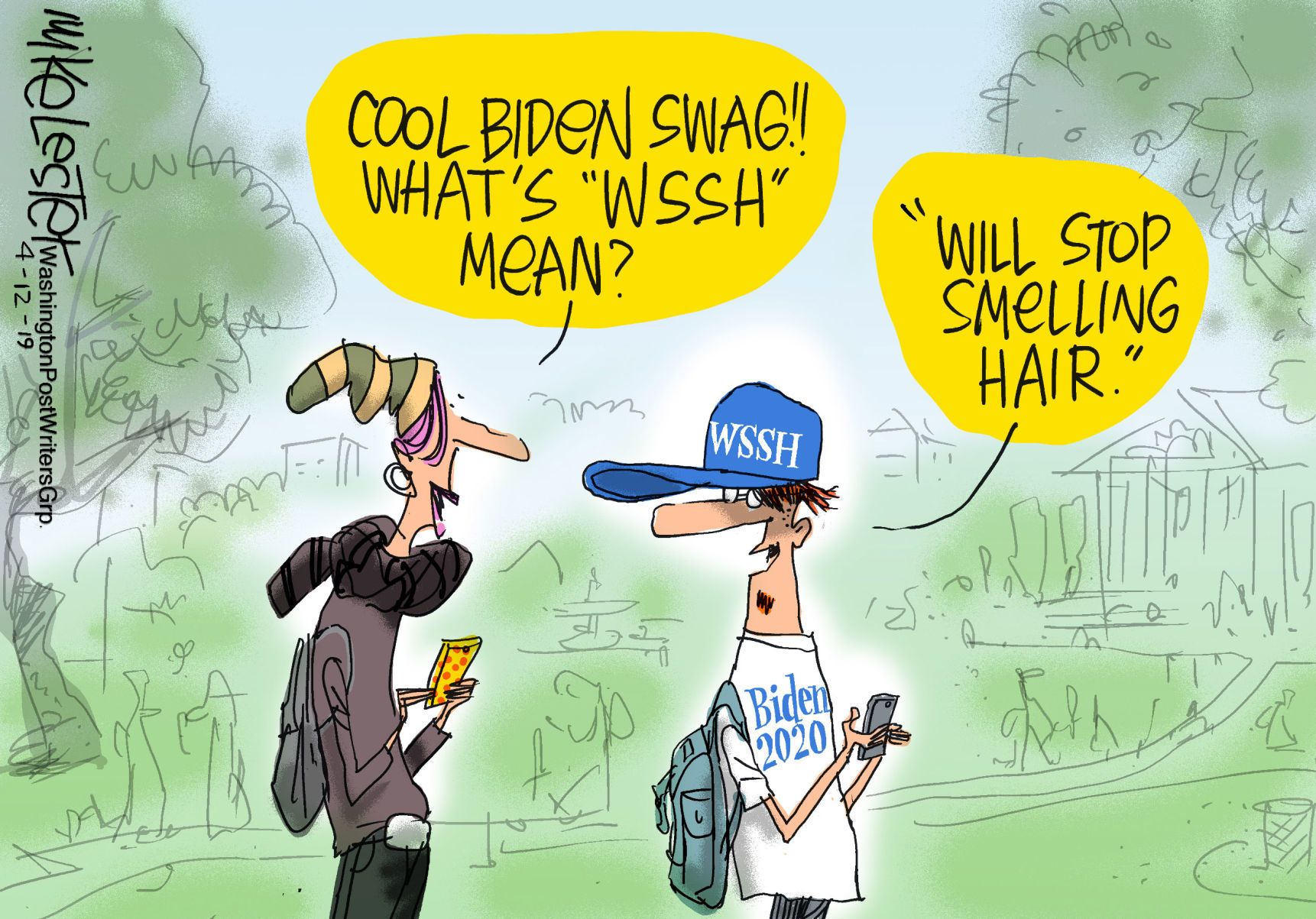 Mike Lester cartoon